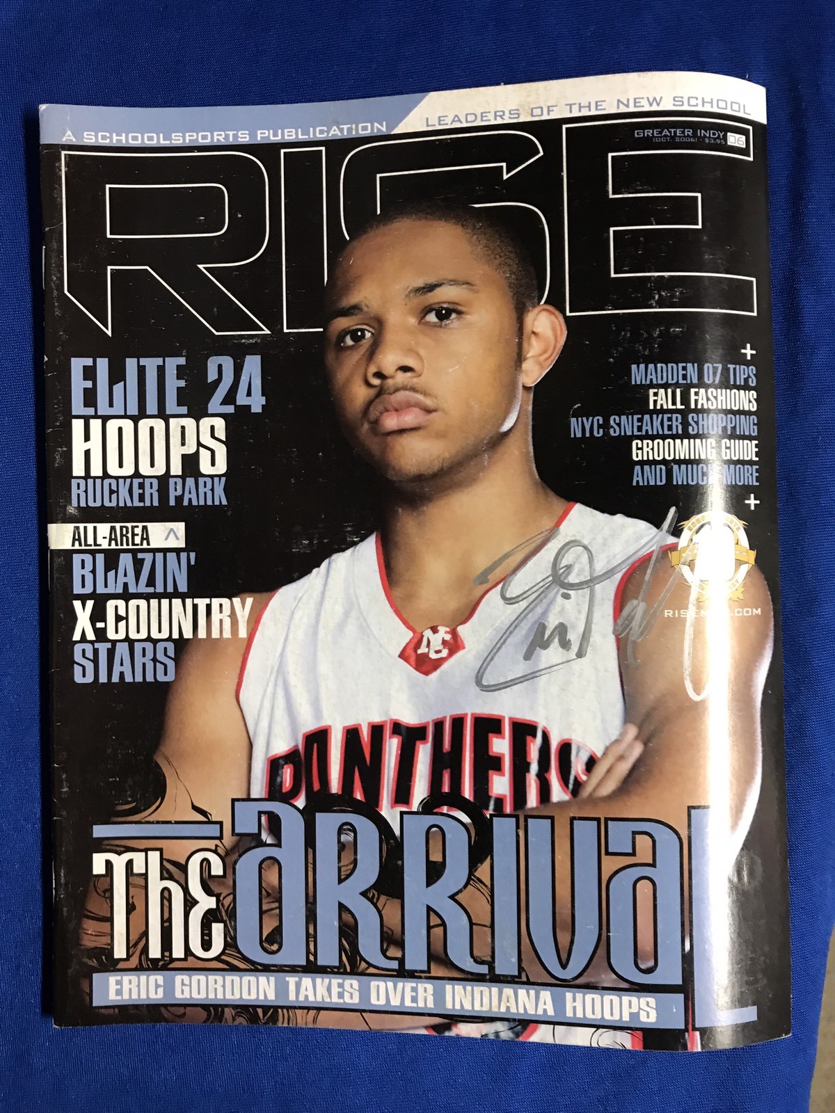 Eric Gordon Signed Magazine Autographed