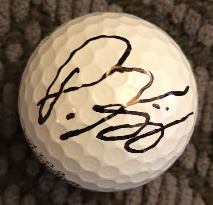 Patton Kizzire Signed Golf Ball Pga Tour Autographed