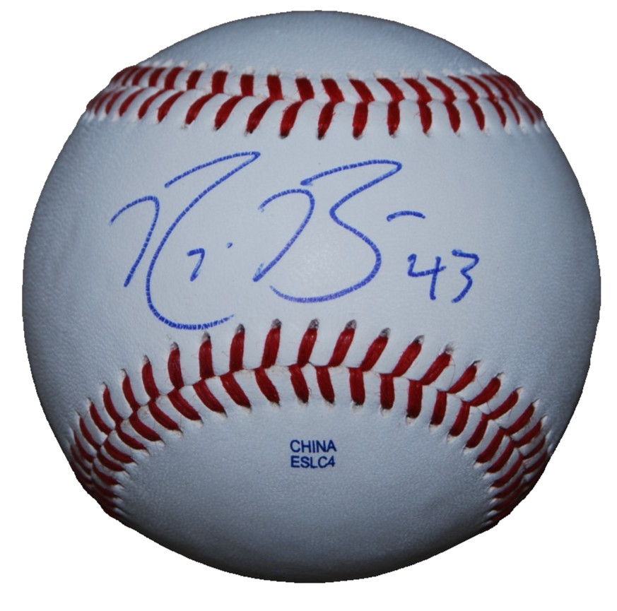 RYAN BURR signed (TORONTO BLUE JAYS) Minor League baseball BECKETT BT78152