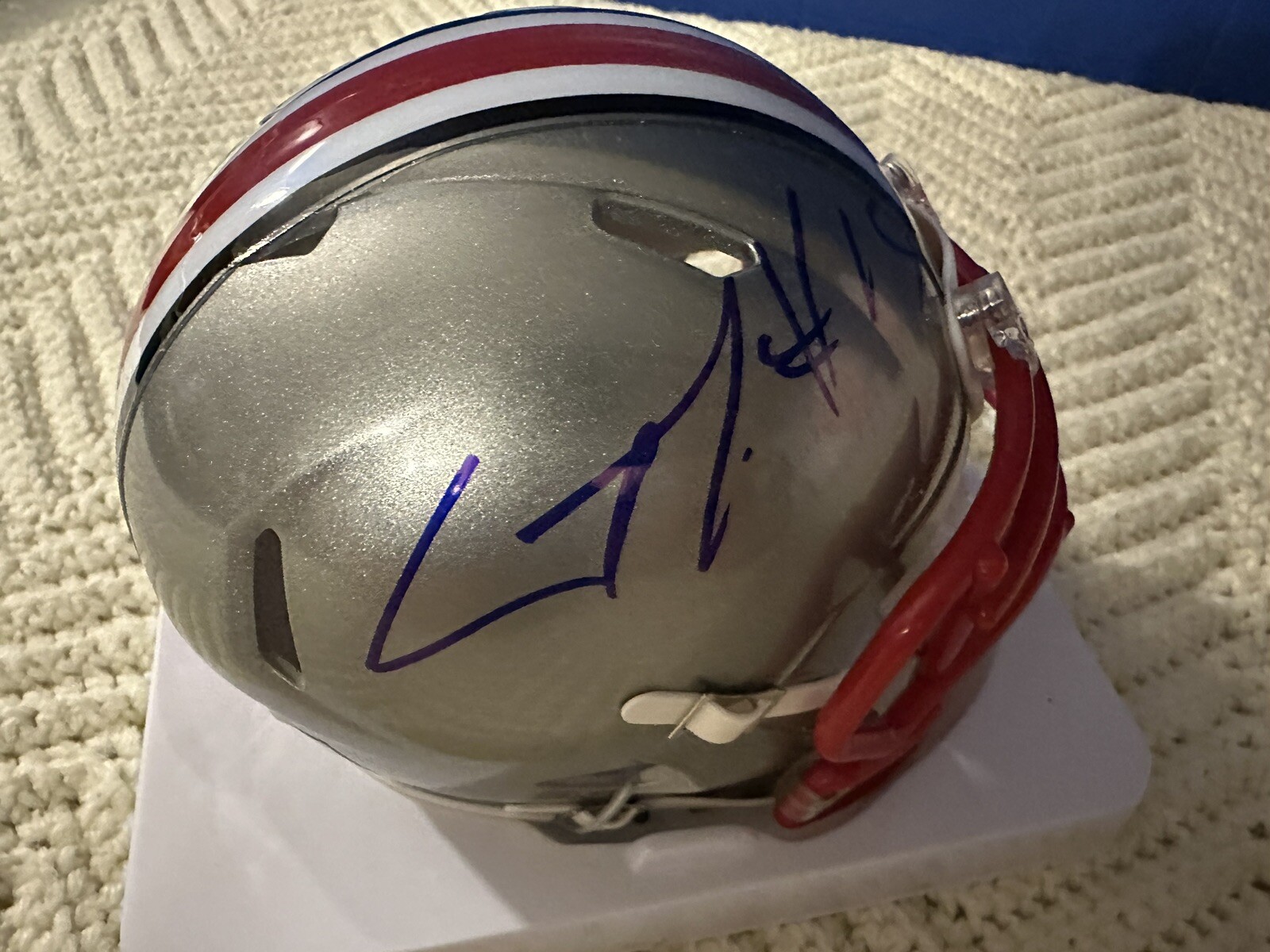 Chris Henry Jr Signed Mini Helmet Autographed Ohio State Buckeyes Future Star WR