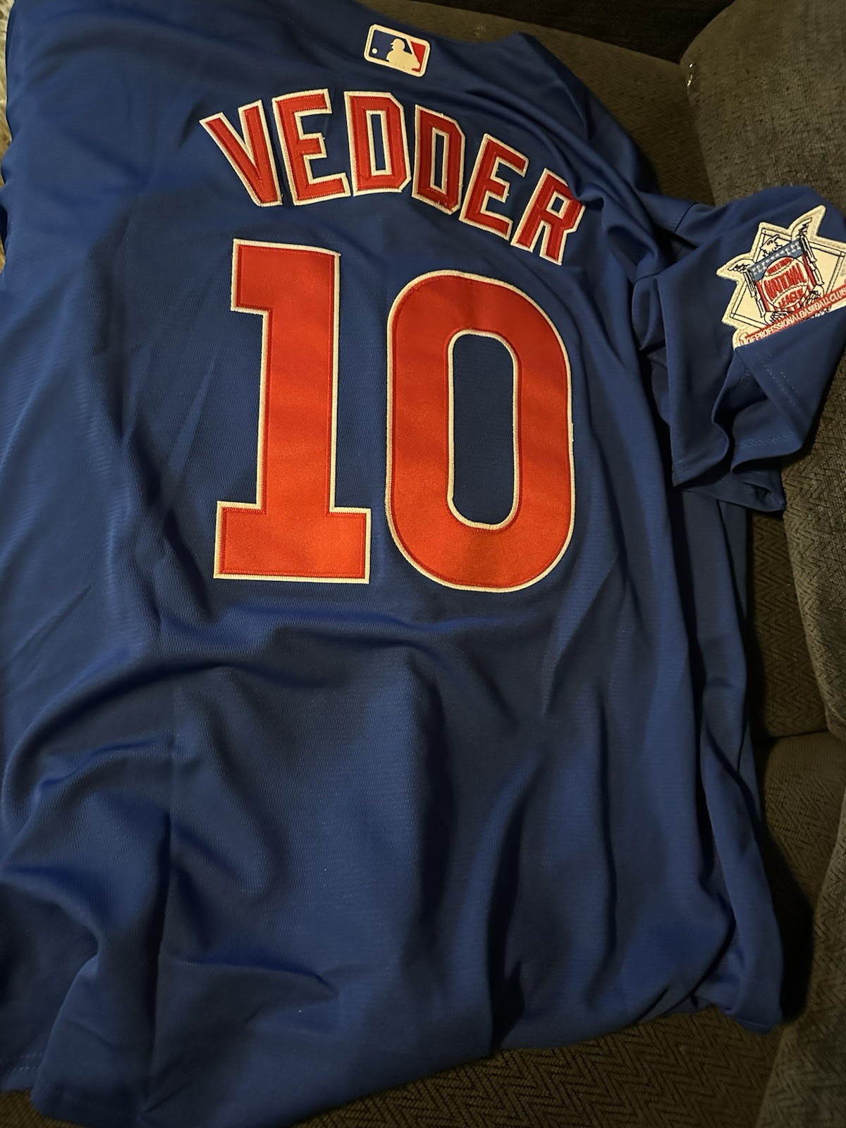Eddie Vedder Chicago Cubs Jersey Stitched Size XL