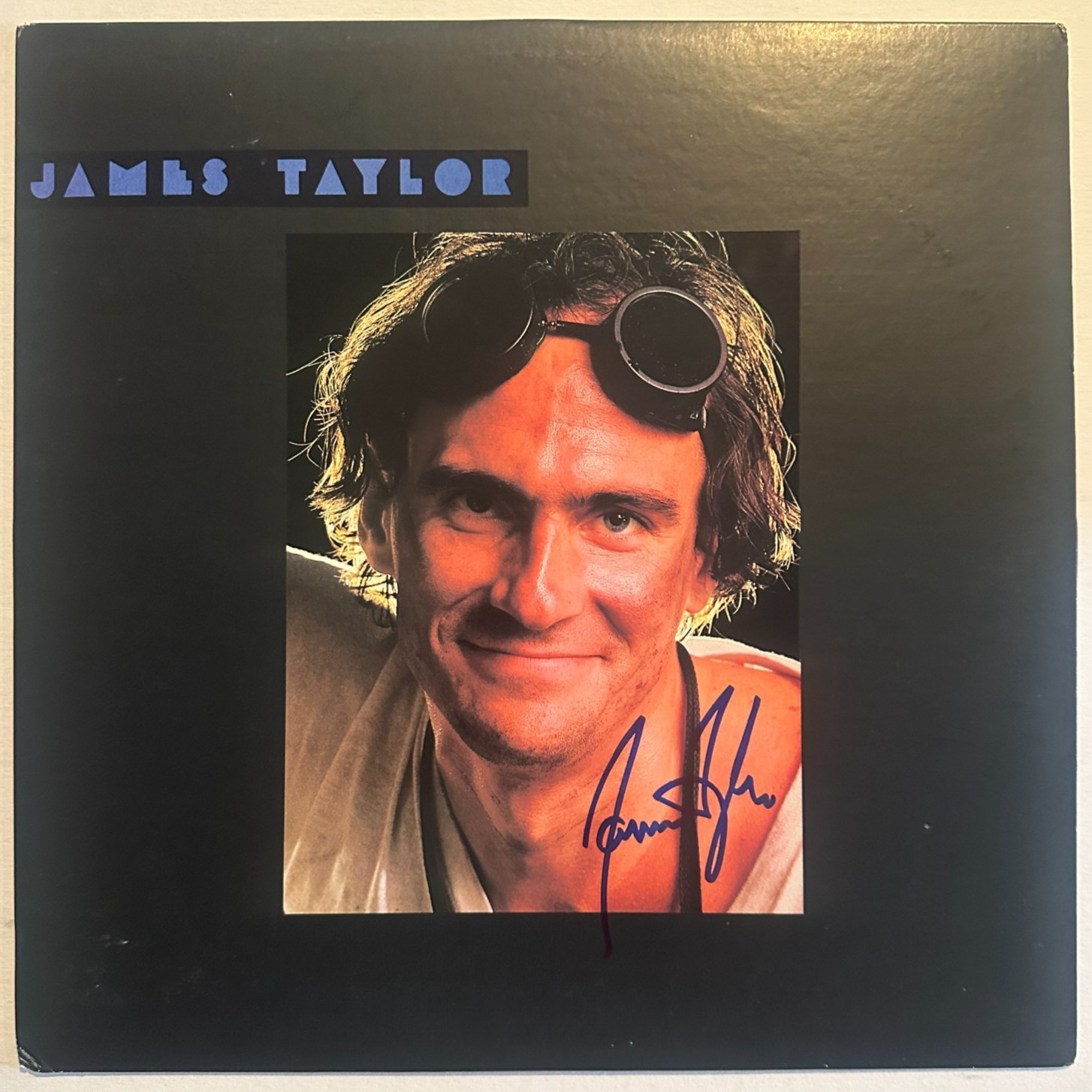 JAMES TAYLOR Signed Dad Loves His Work LP ALBUM COVER Beckett Auth (BAS)