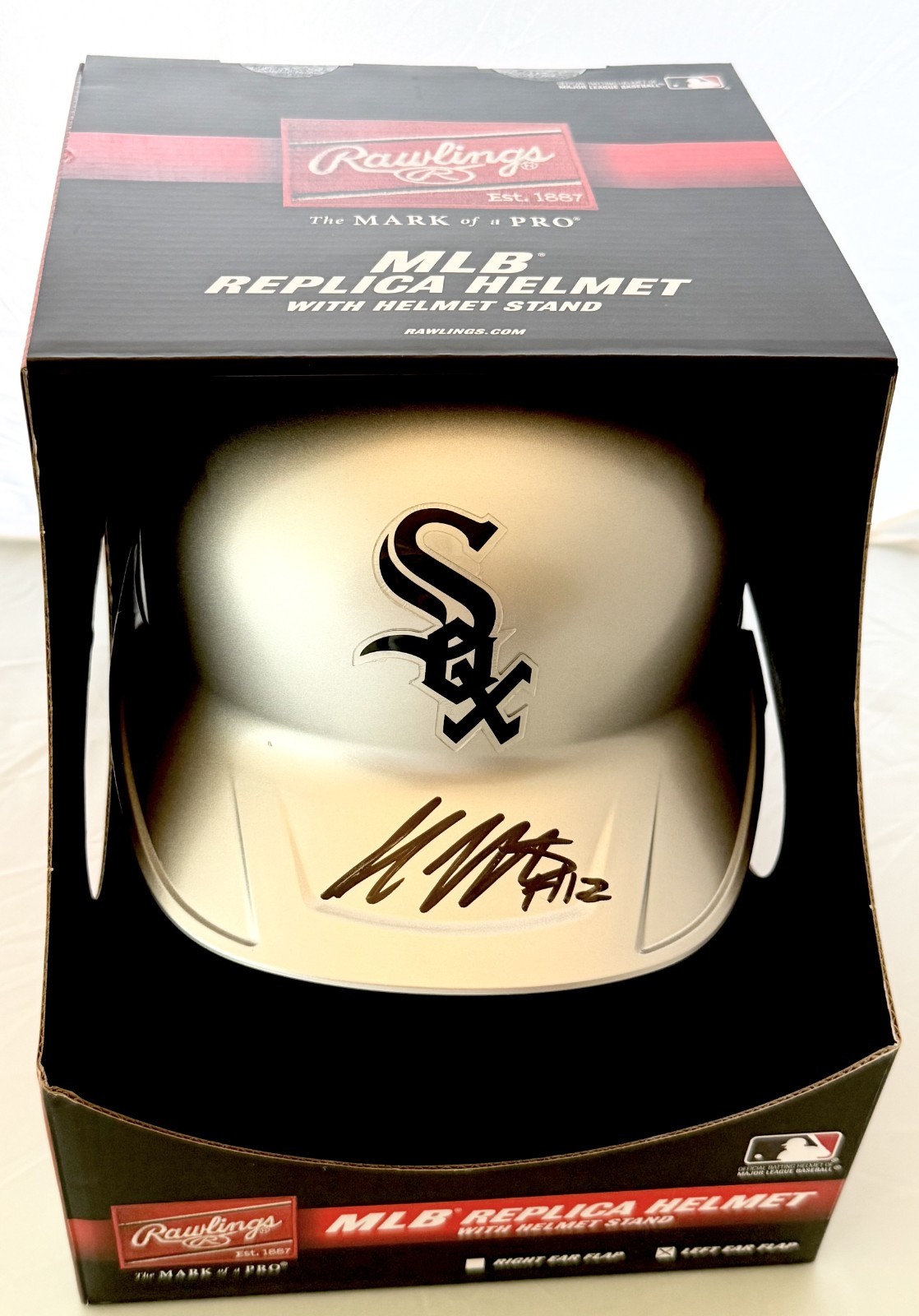 Colson Montgomery signed Chicago White Sox Chrome F/S Batting Helmet Beckett Wit