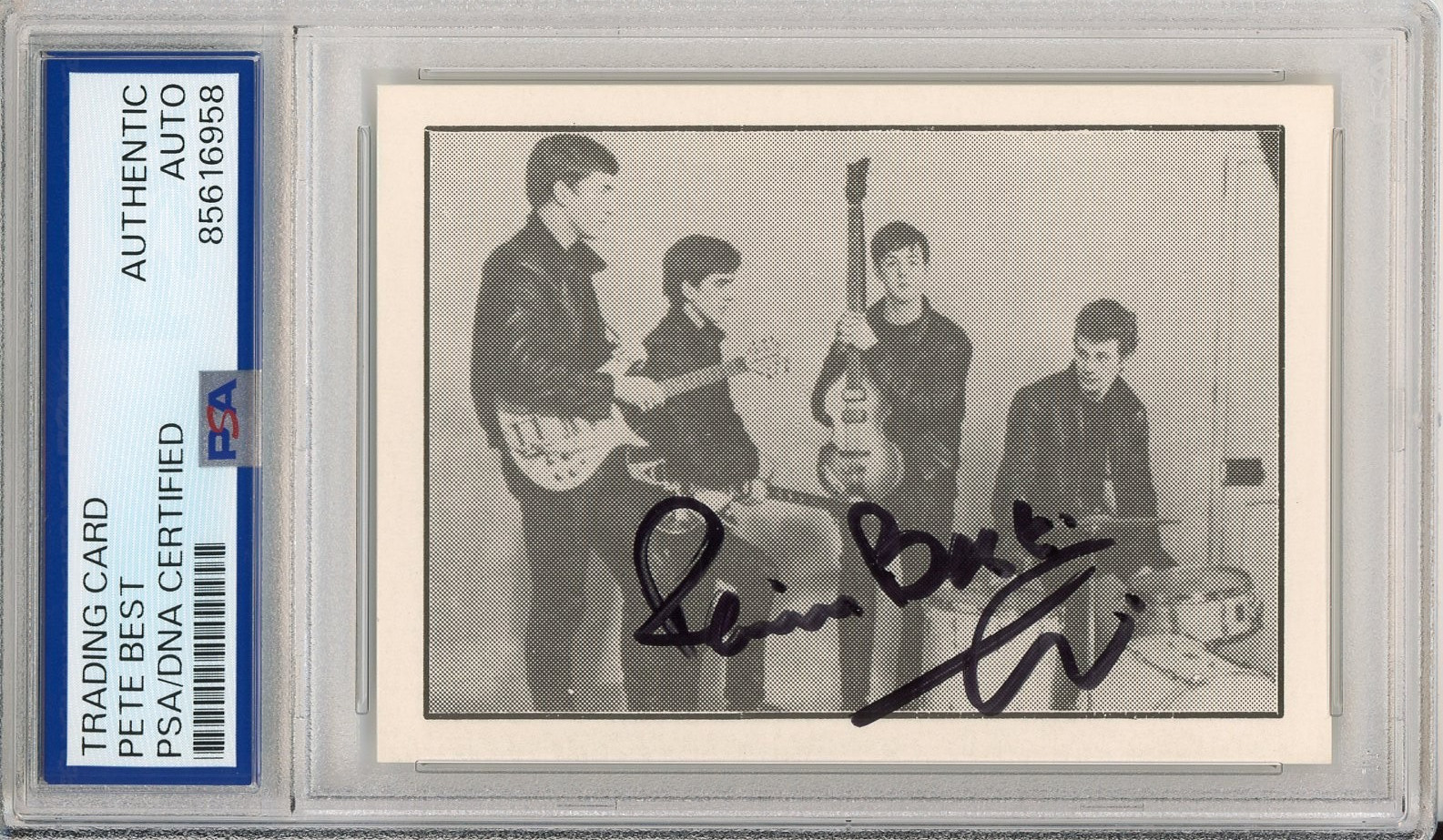1992 American Images Pete Best The Beatles Original Member SIGNED PSA DNA COA