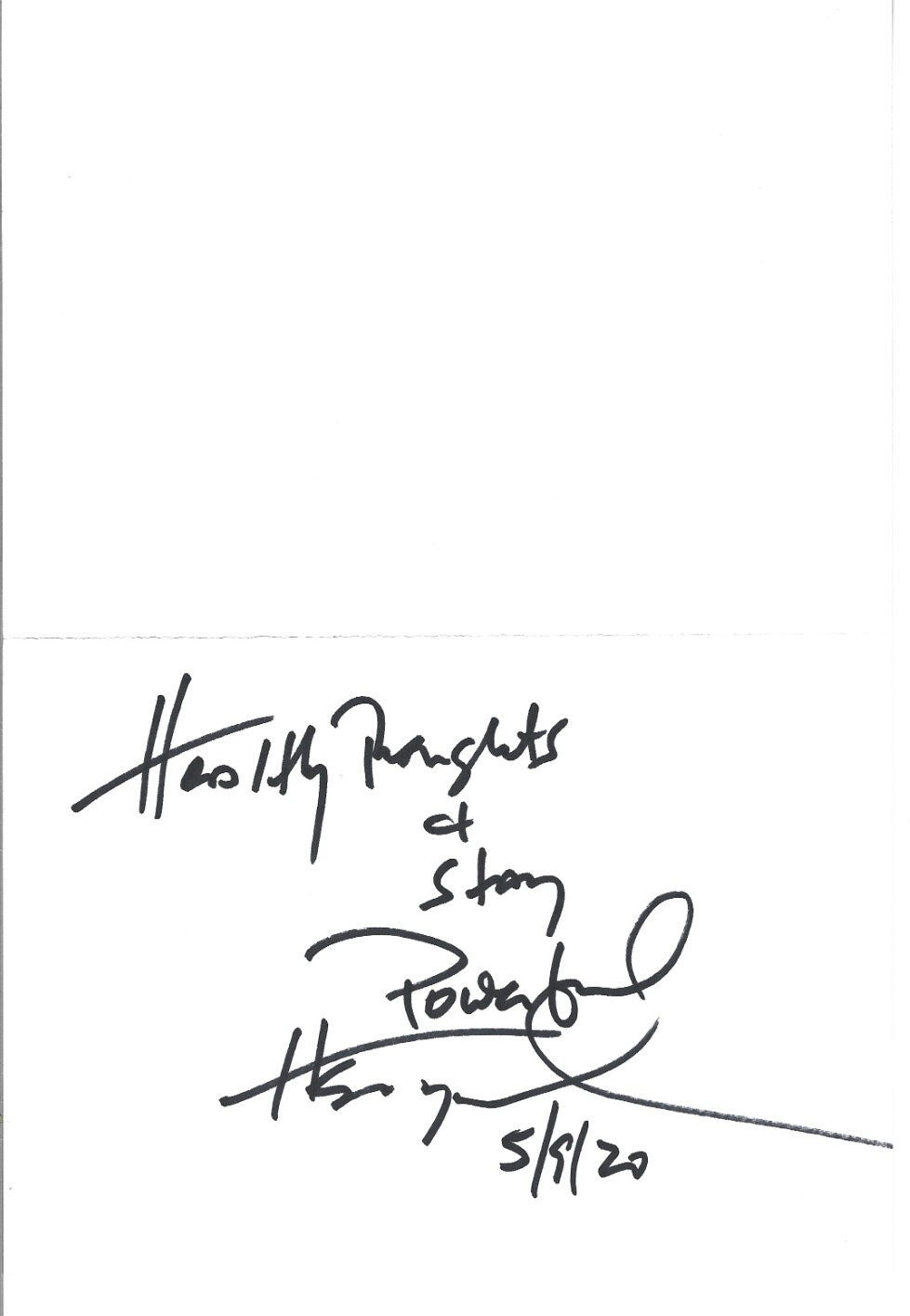 Henry Winkler SIGNED Promo Greeting Card JSA COA Autograph Happy Days Fonzie