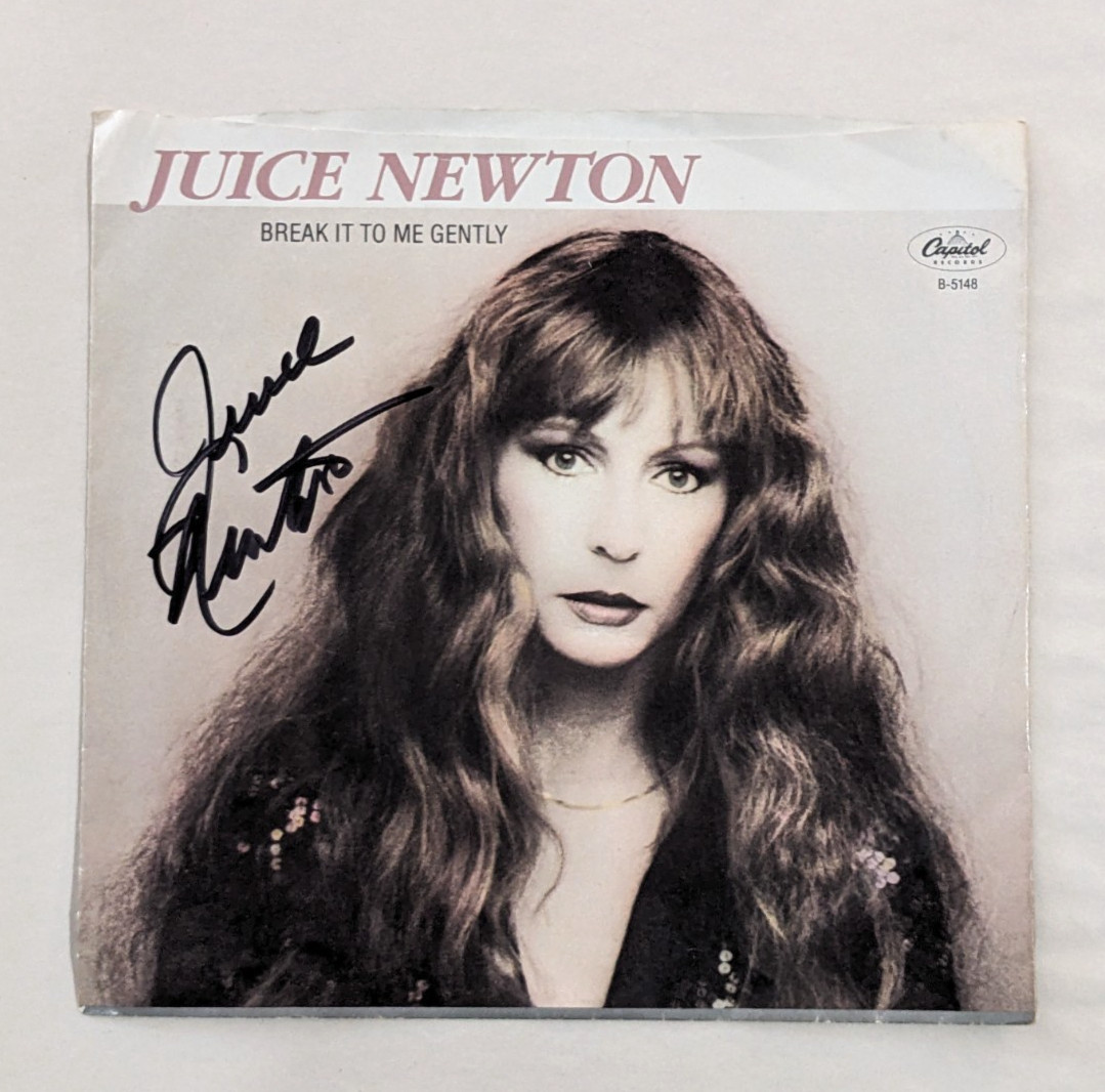 Juice Newton REAL SIGNED Break It To Me Gently 7