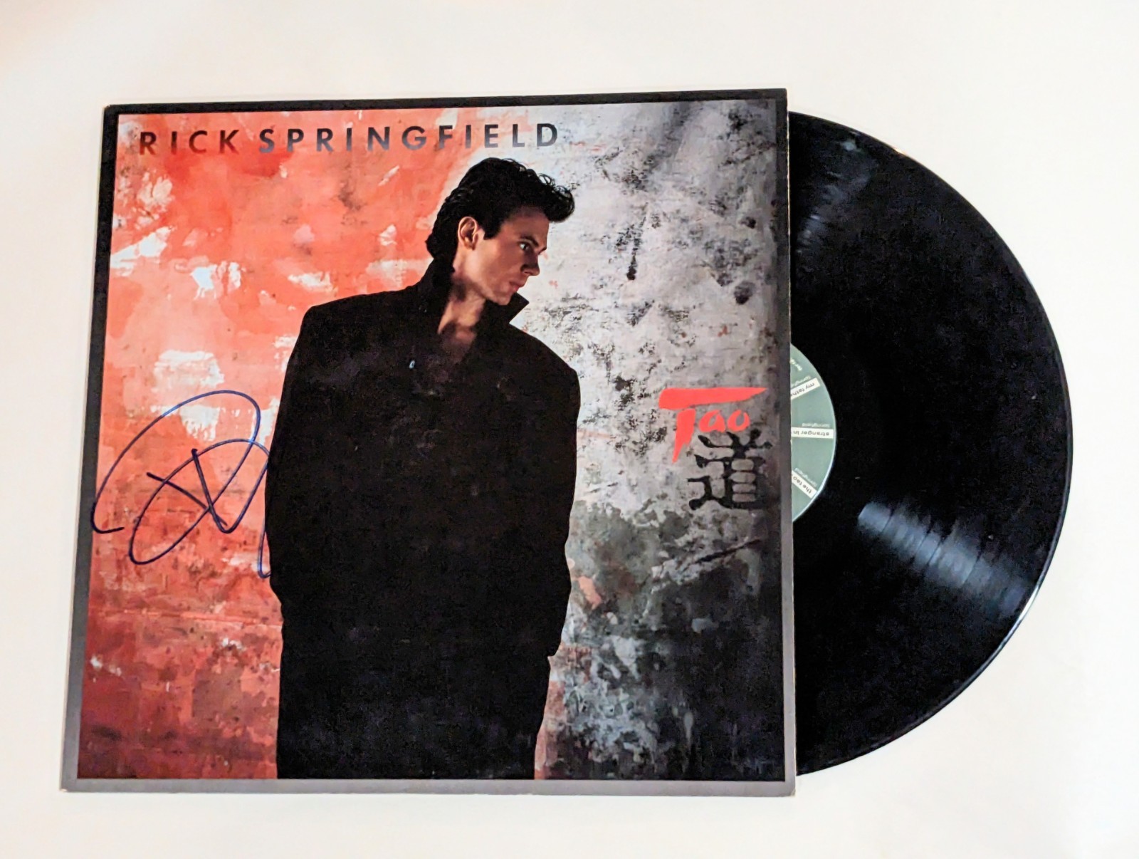 Rick Springfield REAL hand SIGNED Tao Vinyl Record COA Autographed