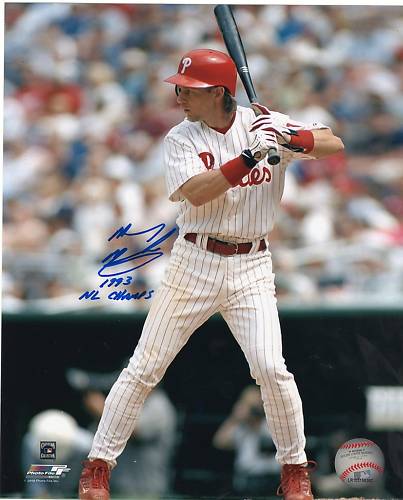 MICKEY MORANDINI 1993 NL CHAMPS  PHILLIES SIGNED