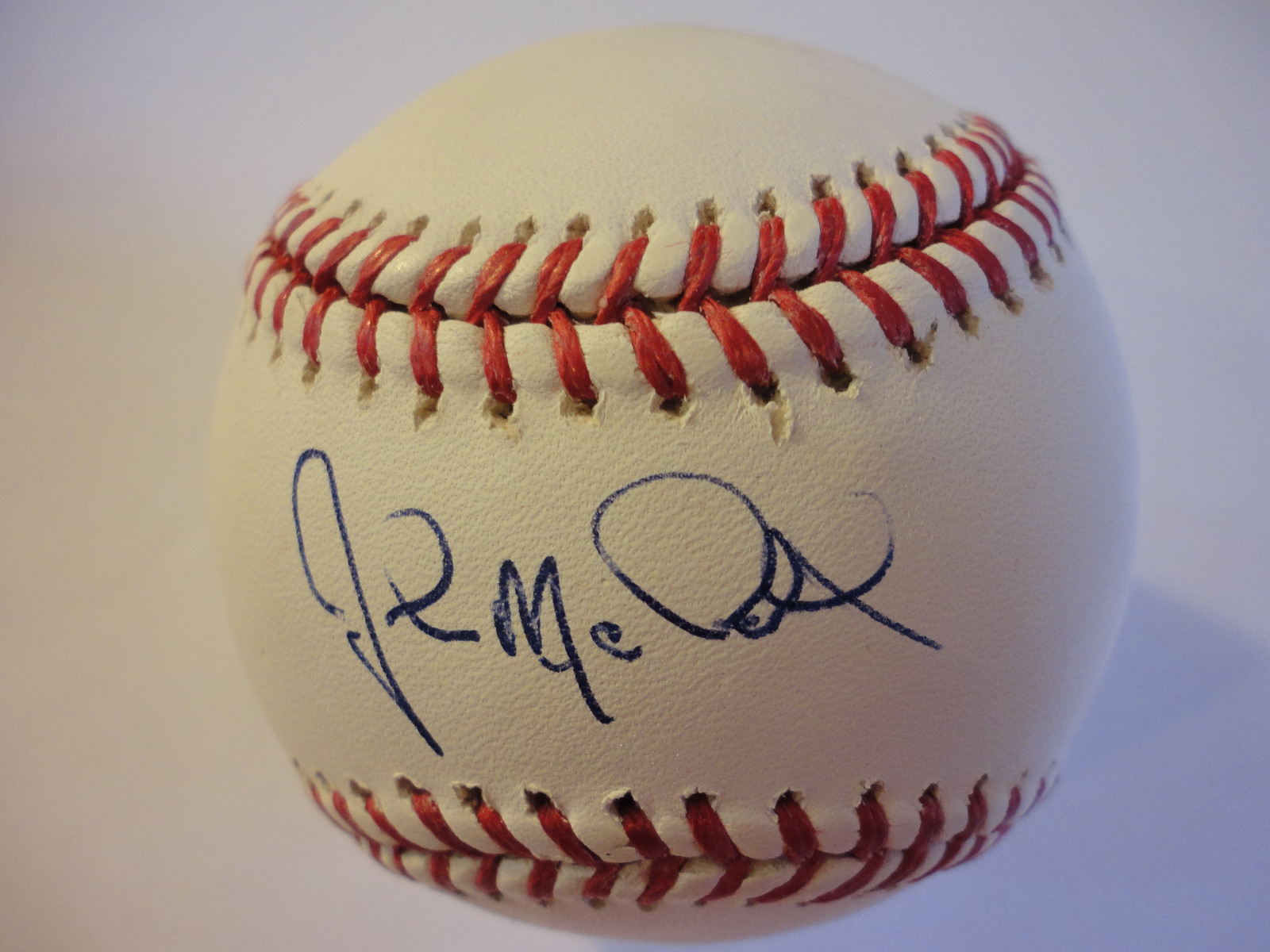 JOHN MCCALL GIANTS BOSTON RED SOX SIGNED AUTOGRAPH M.L. BASEBALL W/COA