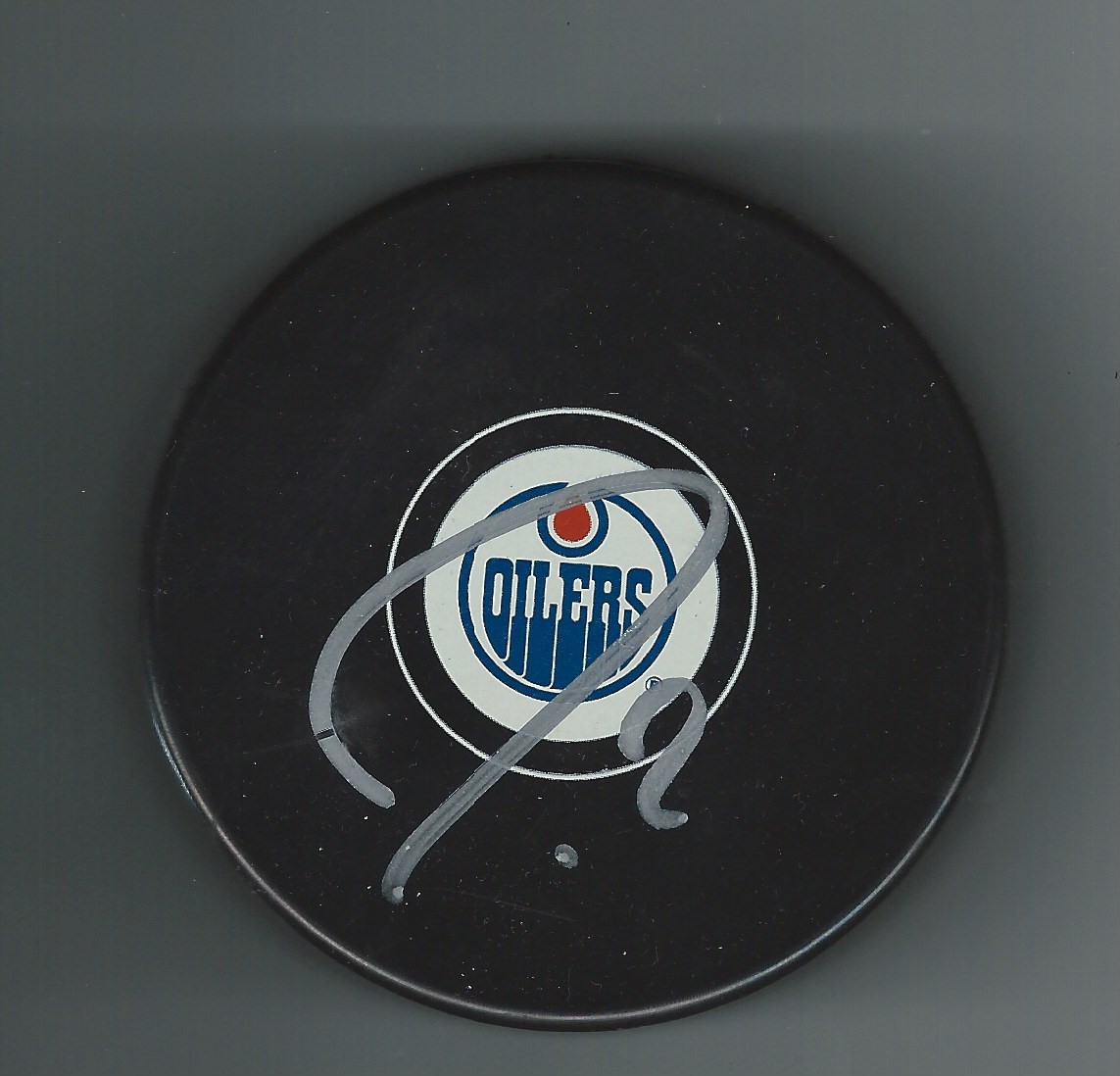 Jordan Eberle Signed Edmonton Oilers Puck Seattle Kraken