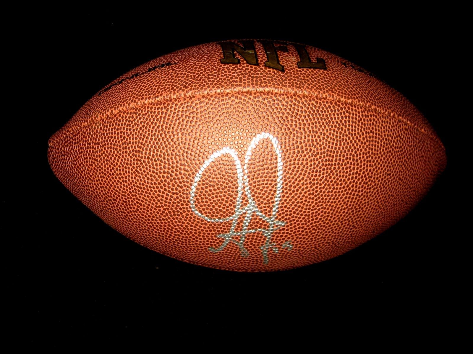 Greg JENNINGS Signed Football MINNESOTA VIKINGS