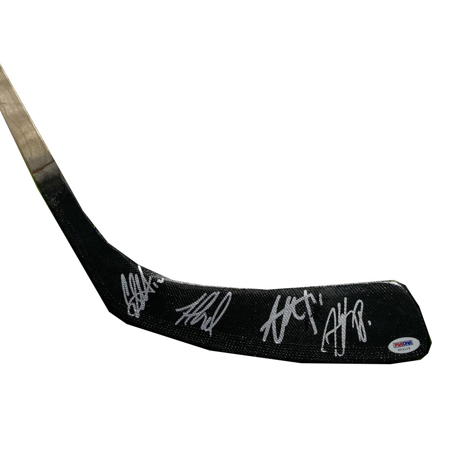 STAAL BROTHERS ERIC JORDAN MARC & JARED SIGNED FULL SIZE STICK PSA/DNA LOA COA COLLECTIBLE MEMORABILIA