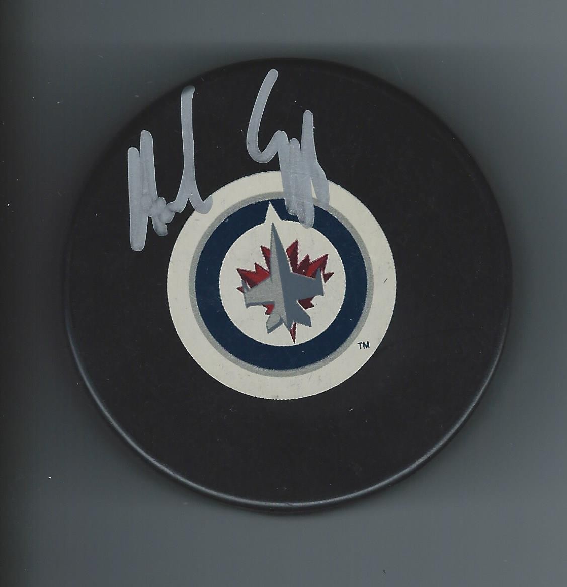 Andrew COPP Signed WINNIPEG JETS Puck