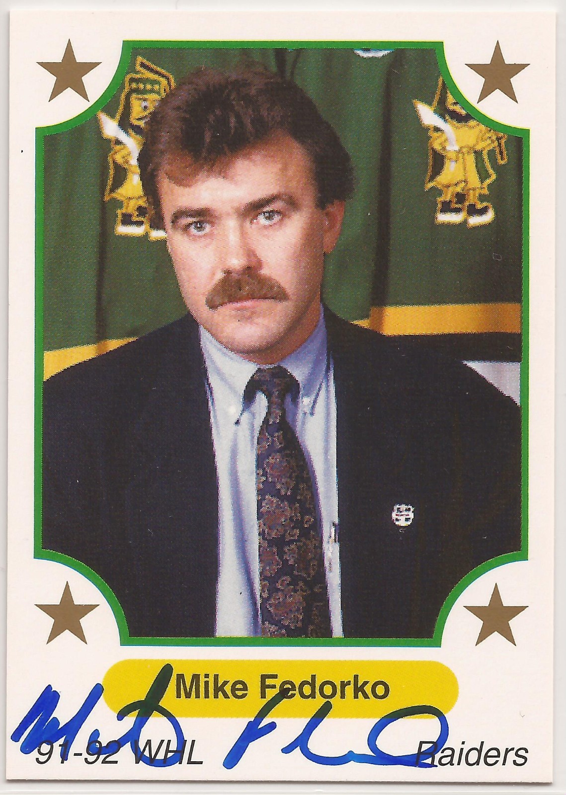 Mike Fedorko Signed 1991/92 7th Inning Stretch Card