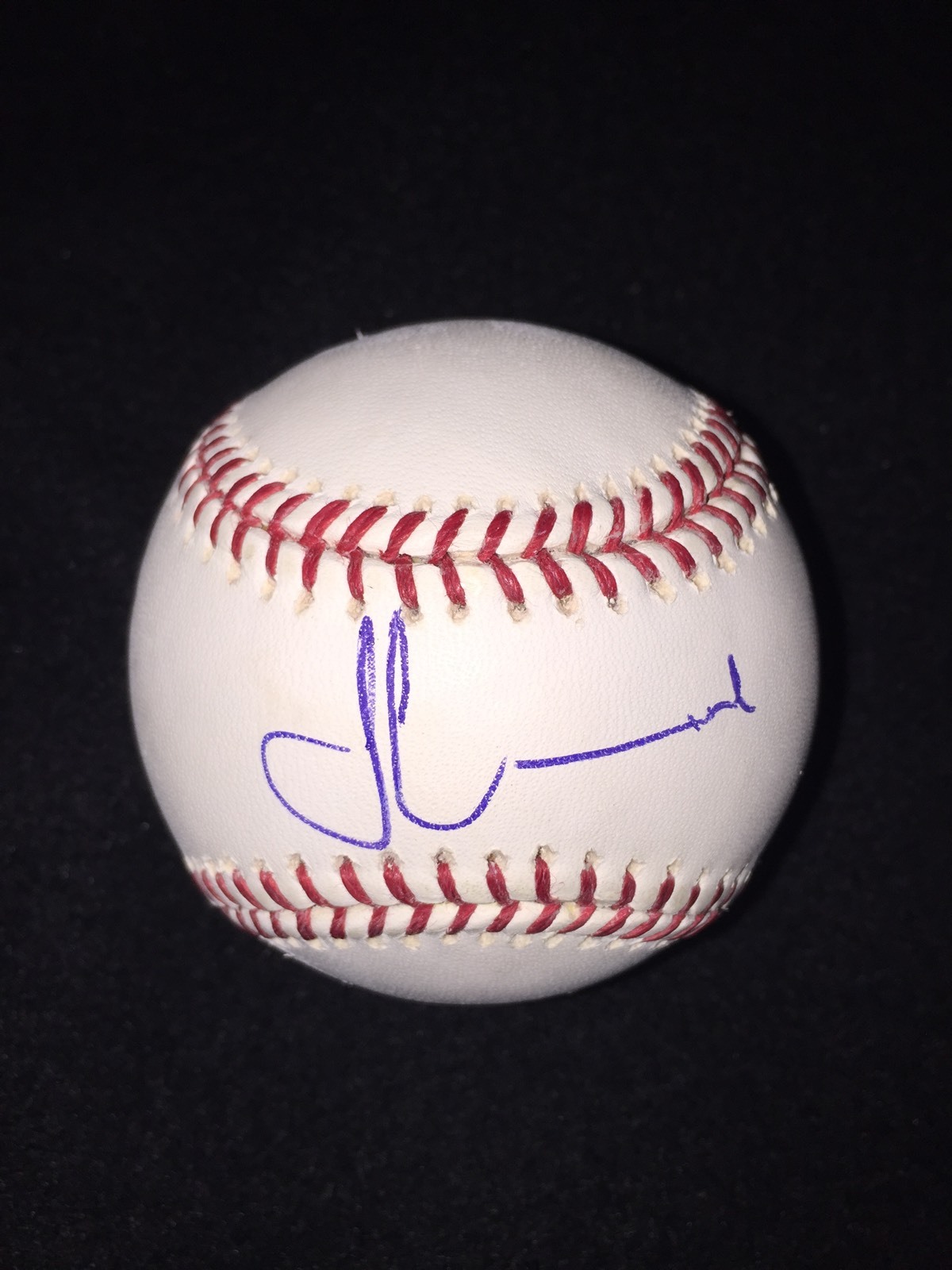 Fernando Martinez Signed OML Baseball Ball Houston Astros