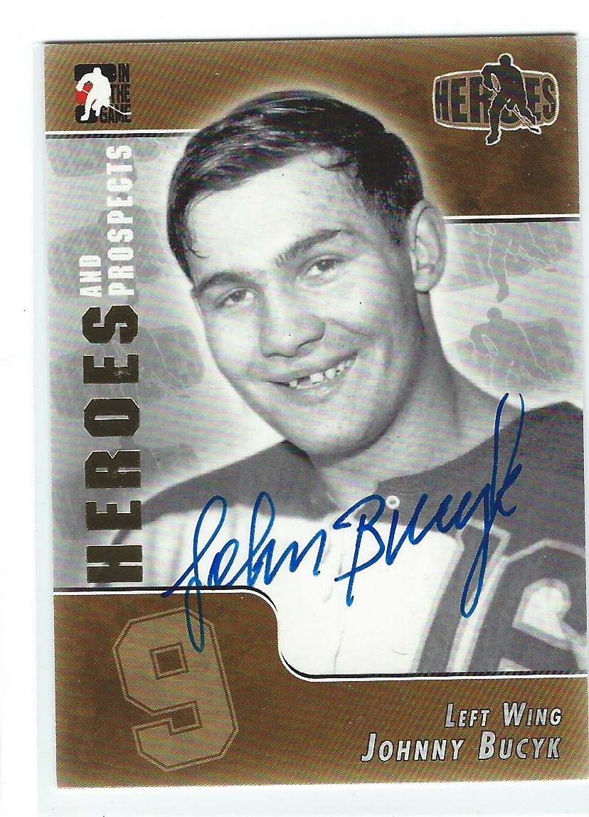 John Bucyk Signed 2004/05 Heroes and Prospects Card #159