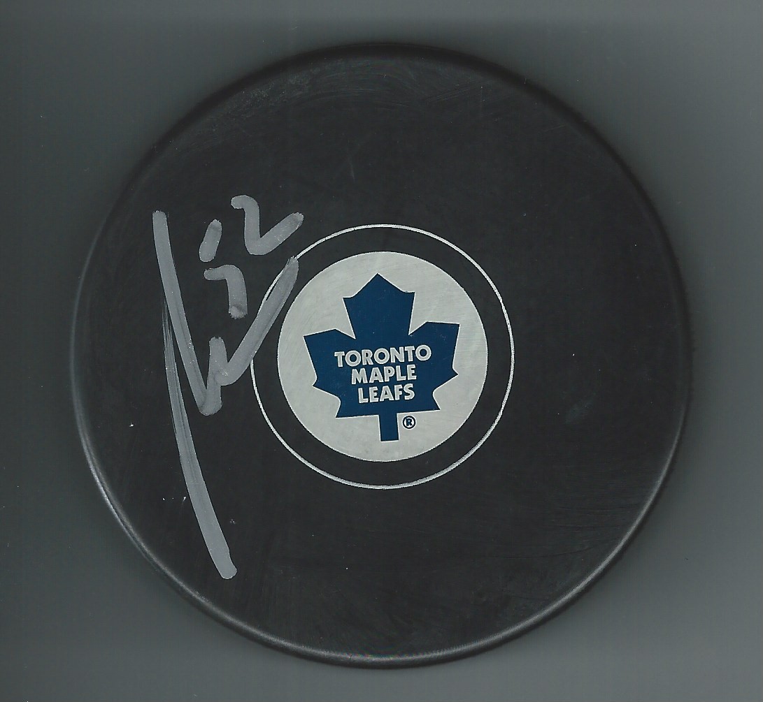 Martin Marincin Signed Toronto Maple Leafs Puck