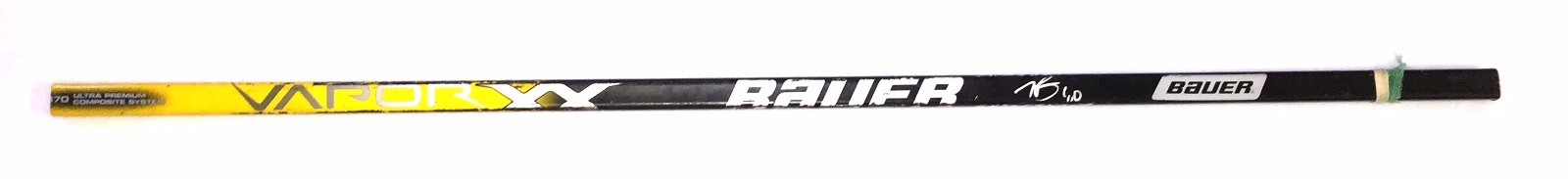 JARED BOLL SIGNED PLYMOUTH WHALERS GAME USED STICK SHAFT COLUMBUS BLUE JACKETS