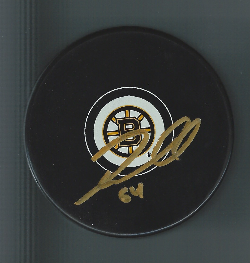 Tyler Randell Signed Boston Bruins Puck