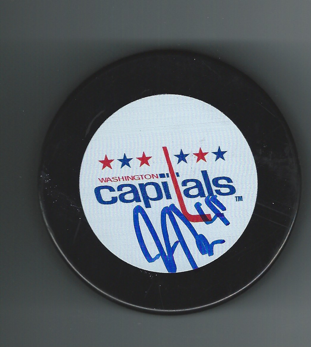 Jason Allison Signed Washington Capitals Puck