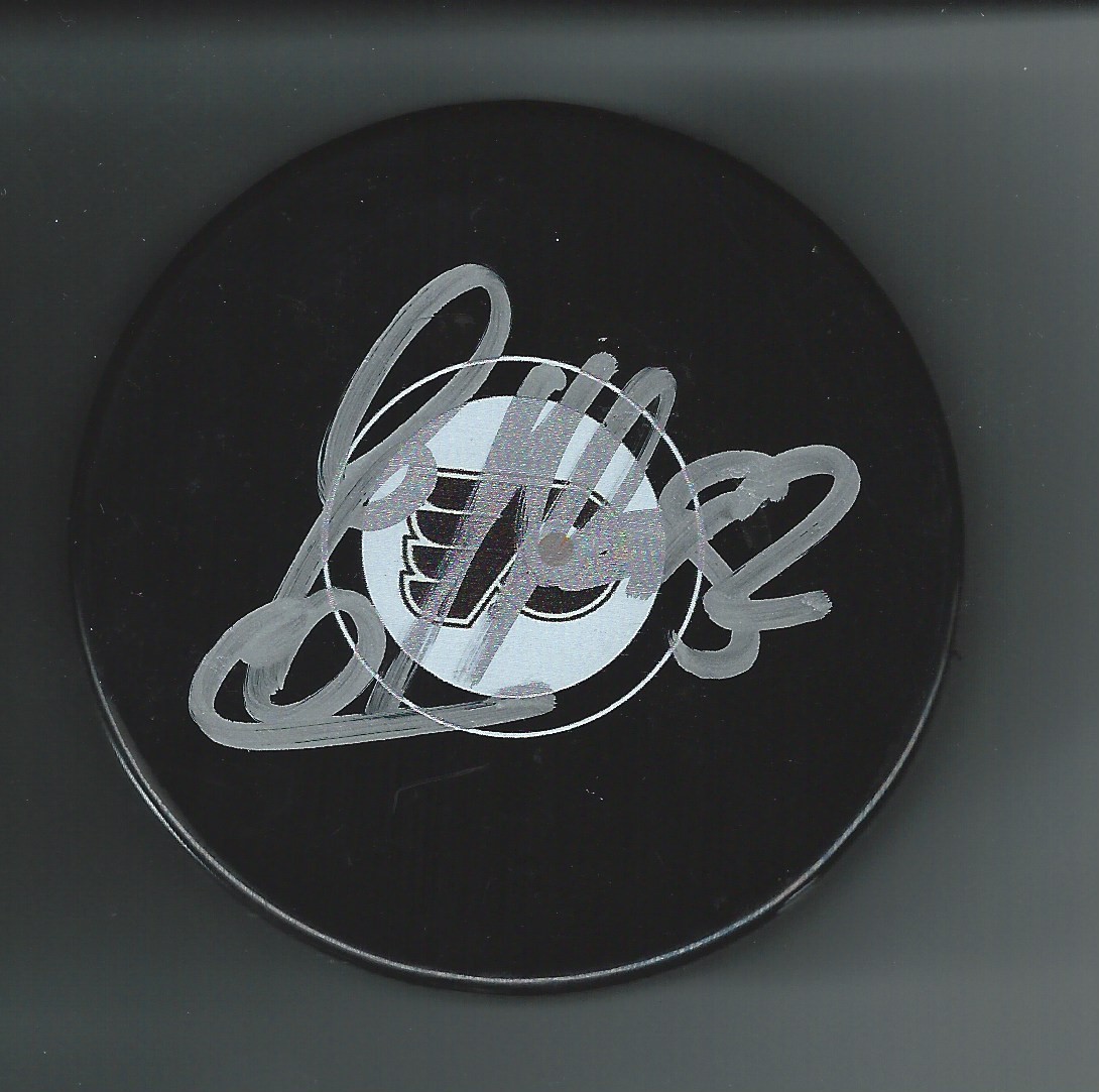 Evgeny Medvedev Signed Philadelphia Flyers Puck