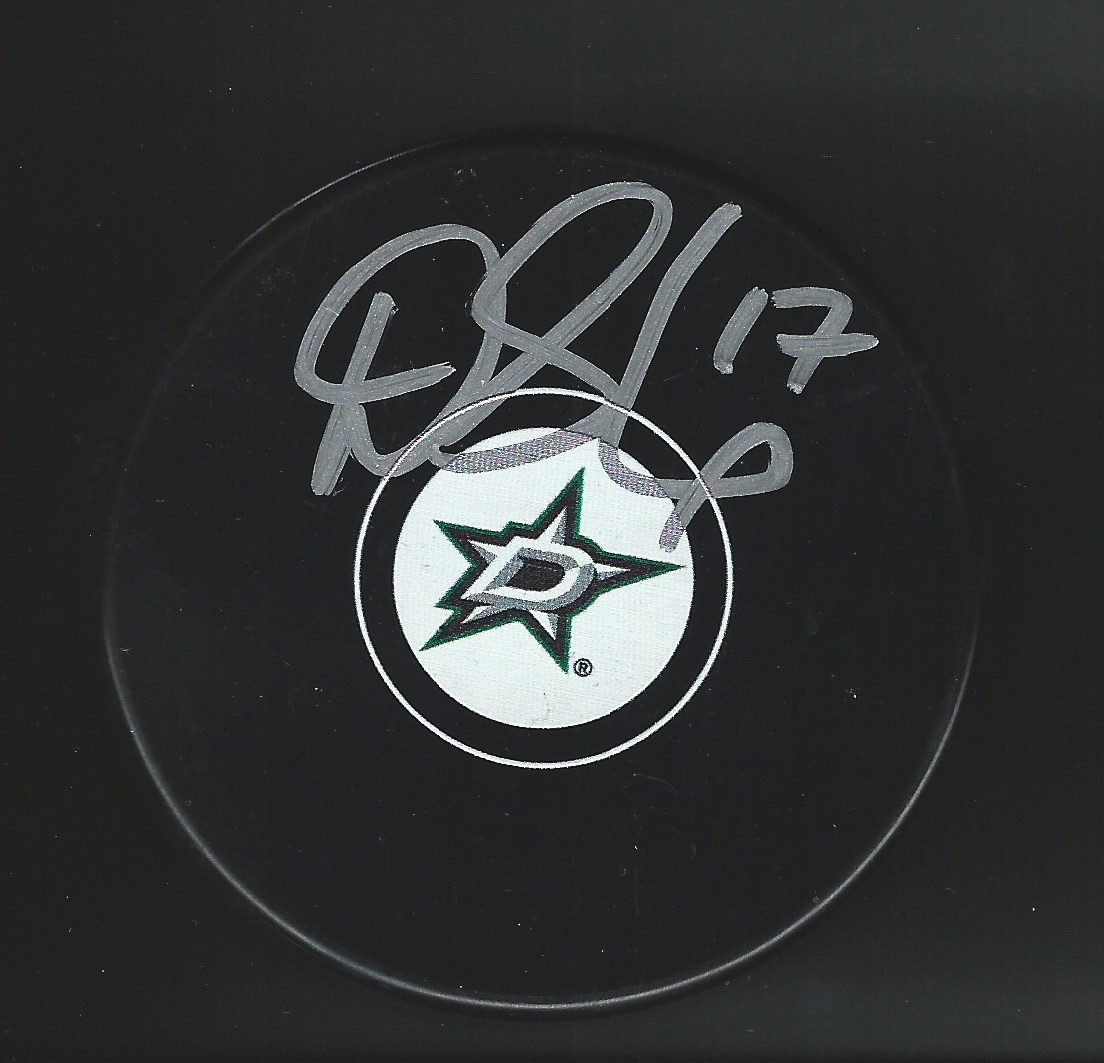 Devin Shore Signed Dallas Stars Puck