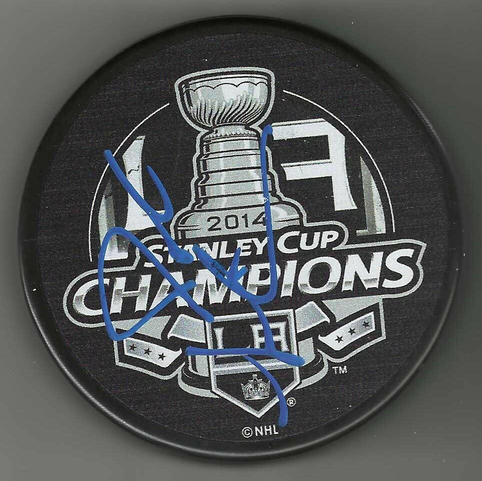 John Stevens Signed Los Angles Kings 2014 Stanley Cup Champions Puck LA