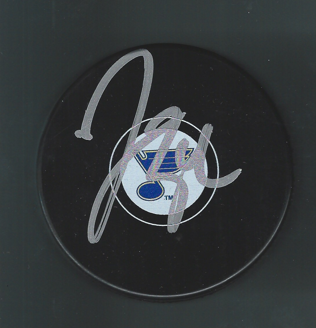 Jake Allen Signed St Louis Blues Puck