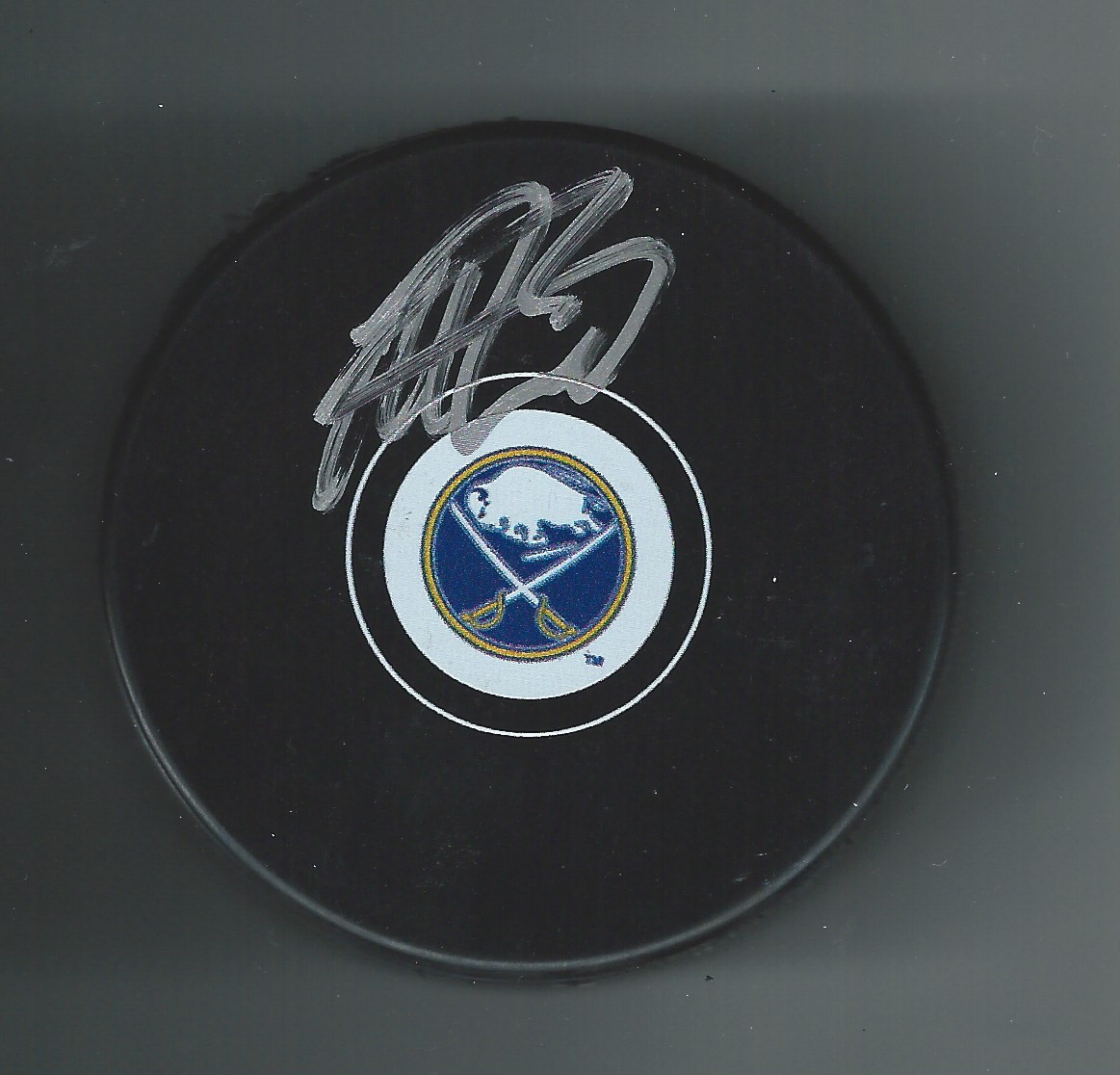 Marcus Davidsson Signed Buffalo Sabres Puck