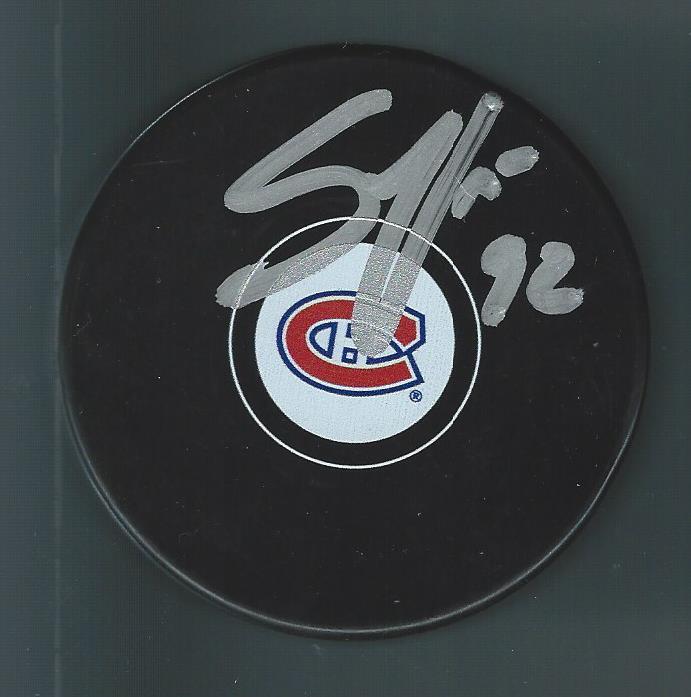 Steve Ott Signed Montreal Canadiens Puck
