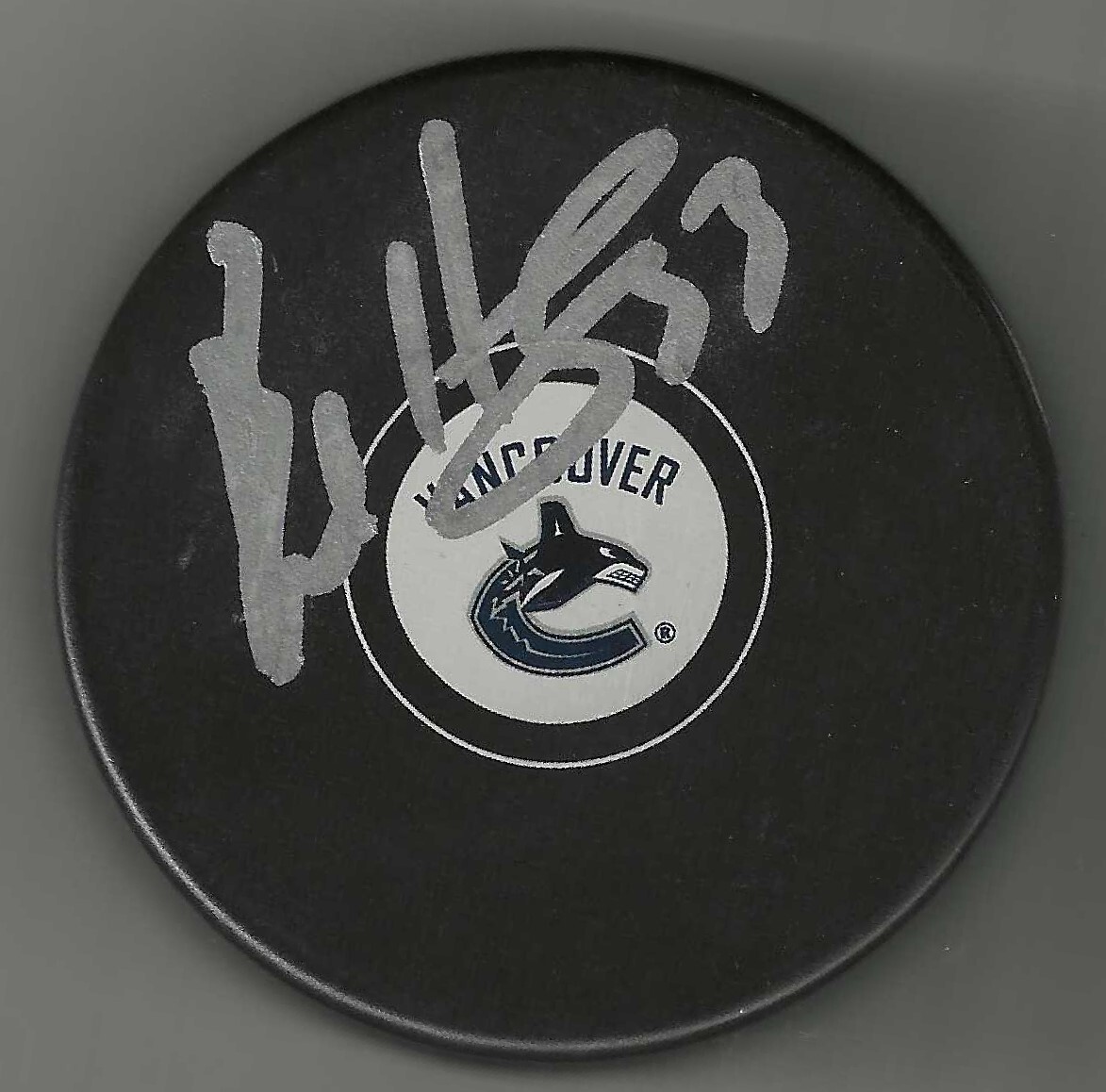 Bo Horvat Signed Vancouver Canucks Puck