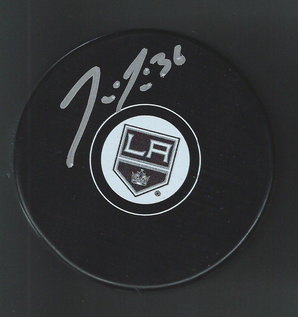 Jussi Jokinen Signed Los Angeles Kings Puck