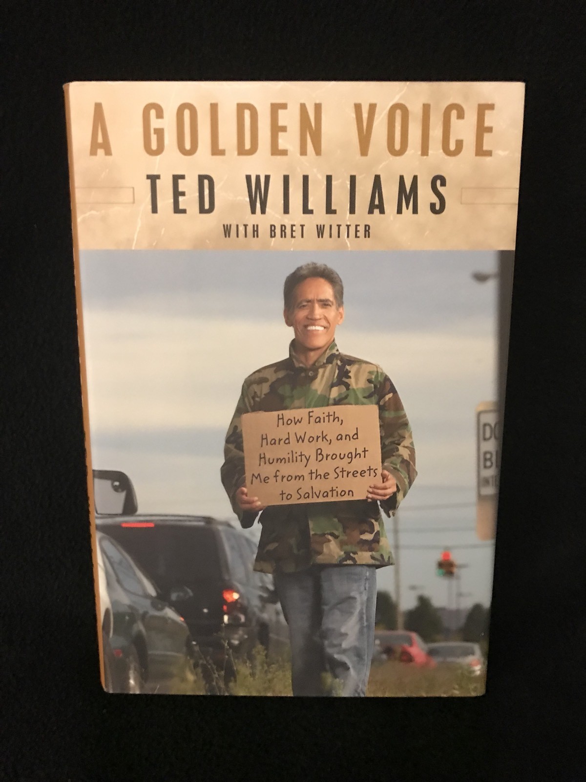 The Man With A Golden Voice Ted Williams Signed 