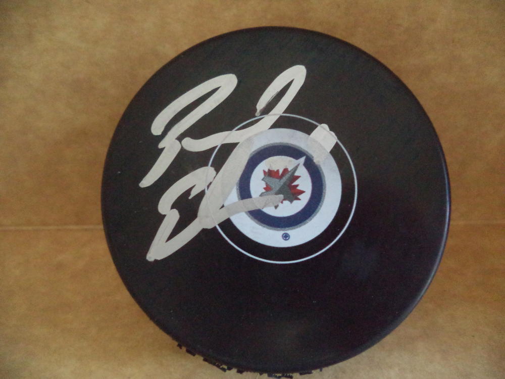PAUL POSTMA WINNIPEG JETS SIGNED AUTOGRAPH HOCKEY PUCK W/COA