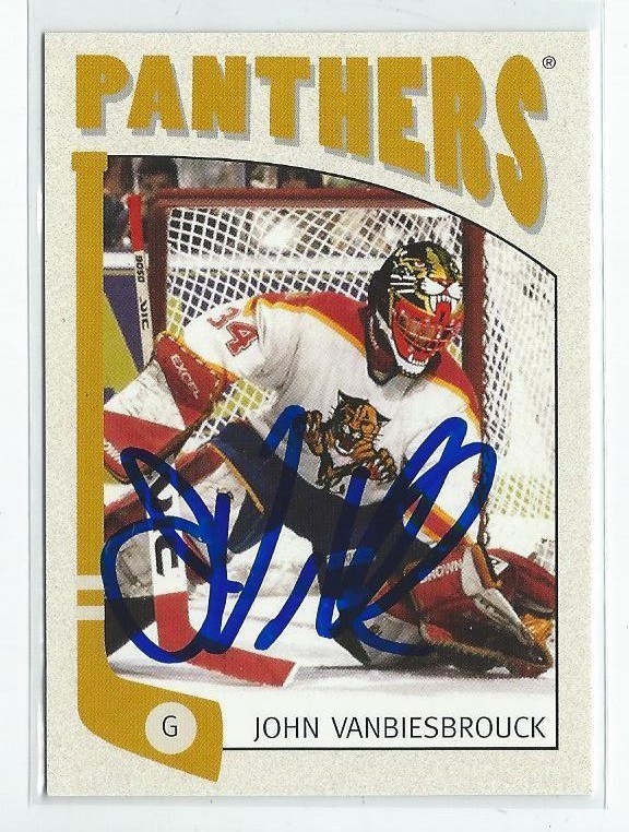 John Vanbiesbrouck Signed 2004/05 In The Game Franchises Card #350