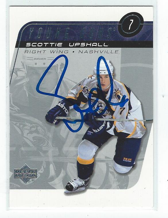 Scottie Upshall Signed 2003/04 Upper Deck Card #440