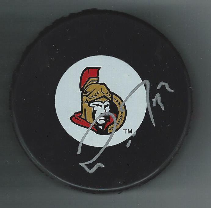 Pascal LeClaire Signed Ottawa Senators Puck
