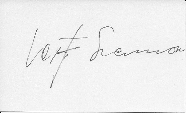 Leif Svensson Signed Index Card Washington Capitals Sweden