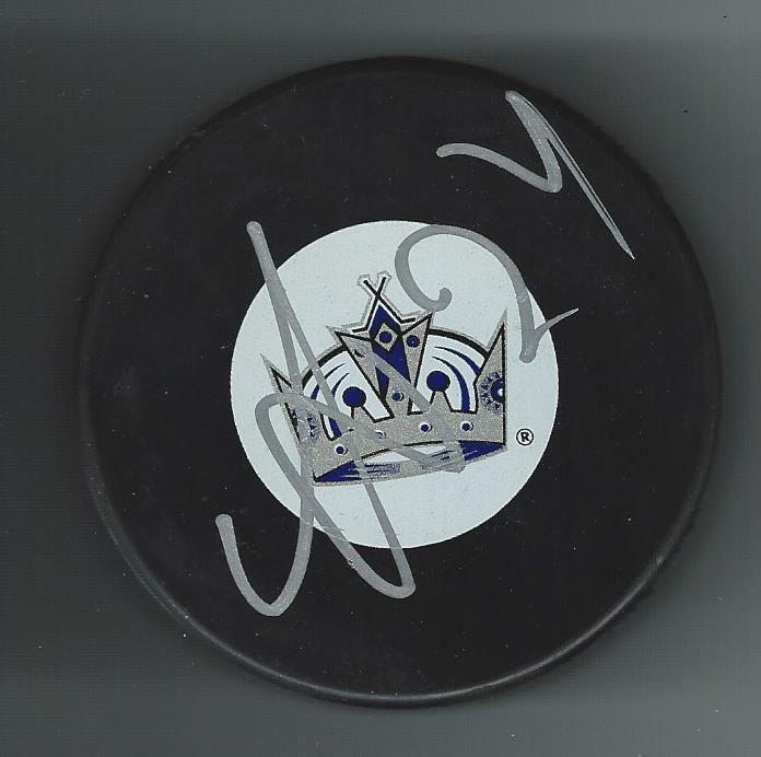Alexander Frolov Signed Los Angeles Kings Puck