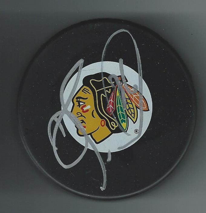 Dave Bolland Signed Chicago Blackhawks Puck