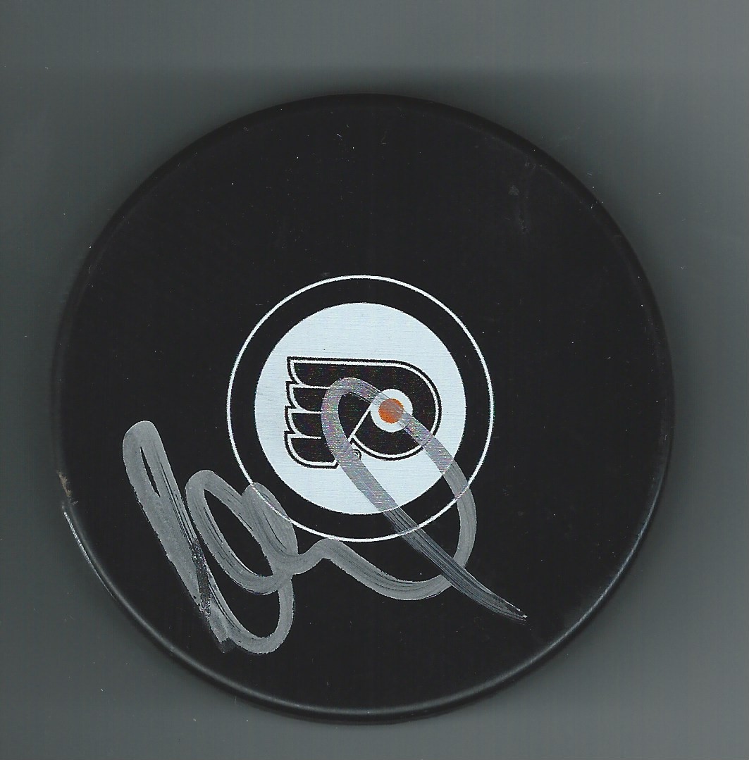 Ray Emery Signed Philadelphia Flyers Puck