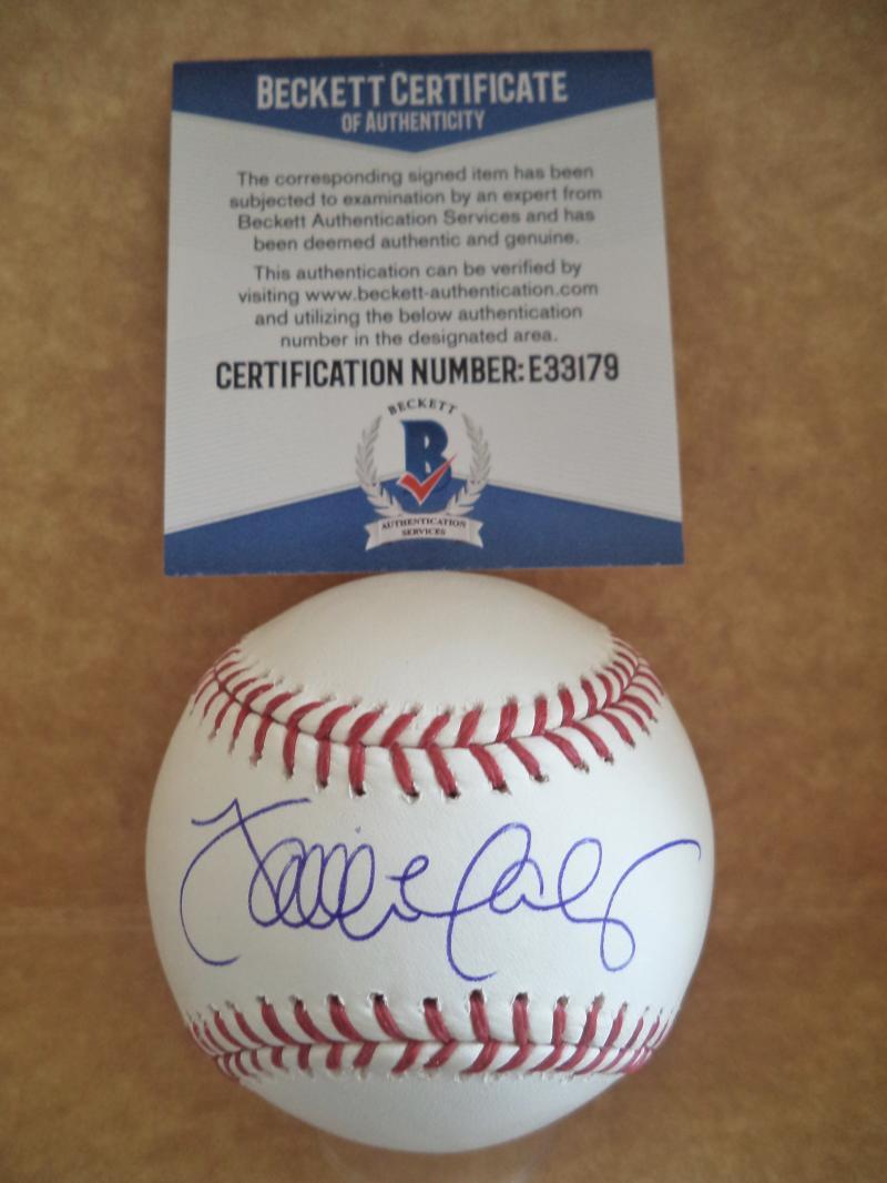 XAVIER NADY YANKEES/CUBS/GIANTS SIGNED AUTOGRAPH M.L BASEBALL BECKETT E33179