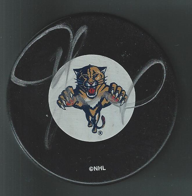 Igor Larionov Signed Florida Panthers Puck