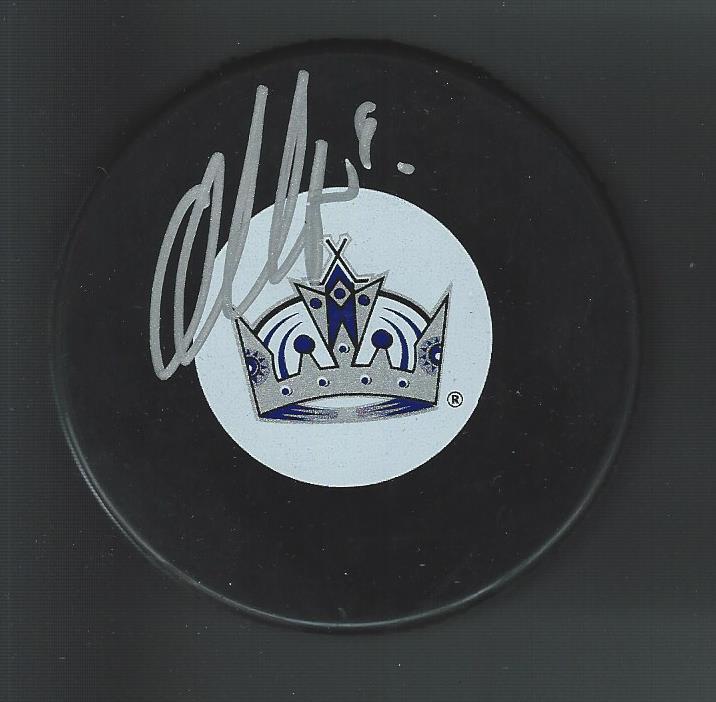 Oscar Moller Signed Los Angeles Kings Puck