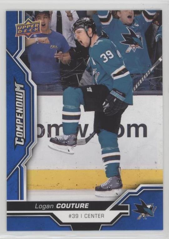 SAN JOSE SHARKS 2018-19 UPPER DECK COMPENDIUM BLUE PARALLEL CARD TEAM SET COLLECTIBLE MEMORABILIA