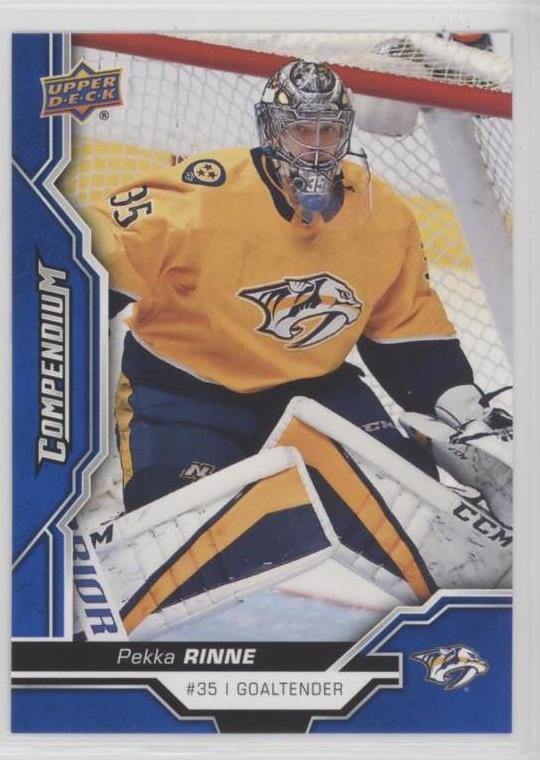 Nashville Predators 2018-19 Upper Deck Compendium Blue Parallel Card Team Set