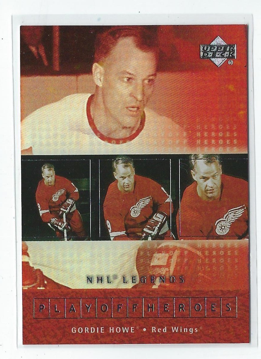 Gordie Howe 2000/01 Upper Deck Legends Playoff Heroes Card #PH9
