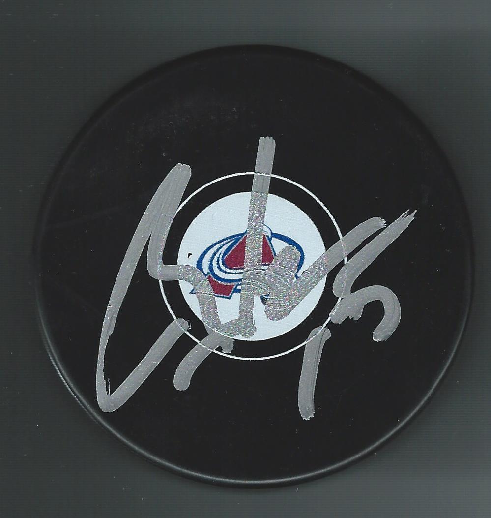 Brian Rolston Signed Colorado Avalanche Puck