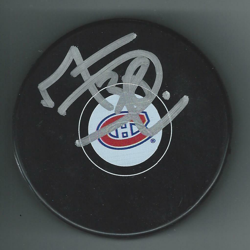 Marc Denis Signed Montreal Canadiens Puck