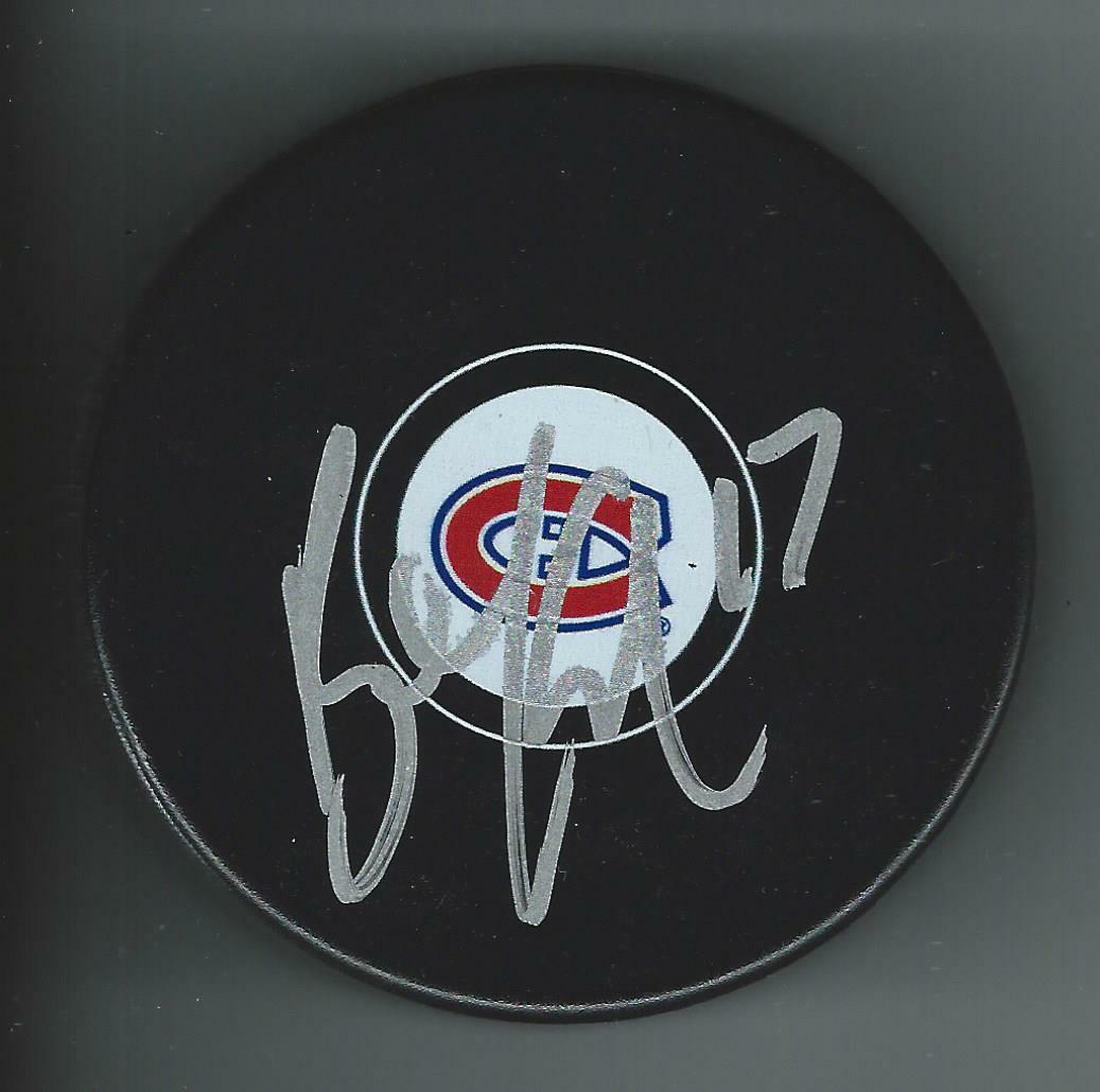 Brett Kulak Signed Montreal Canadiens Puck